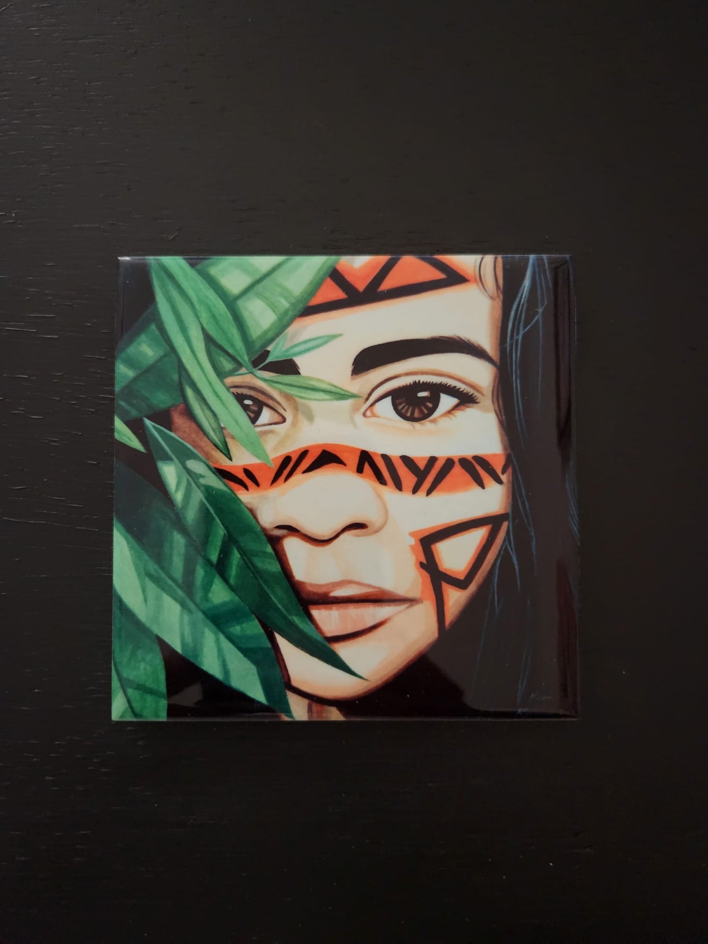 Behind the Leaves Coaster