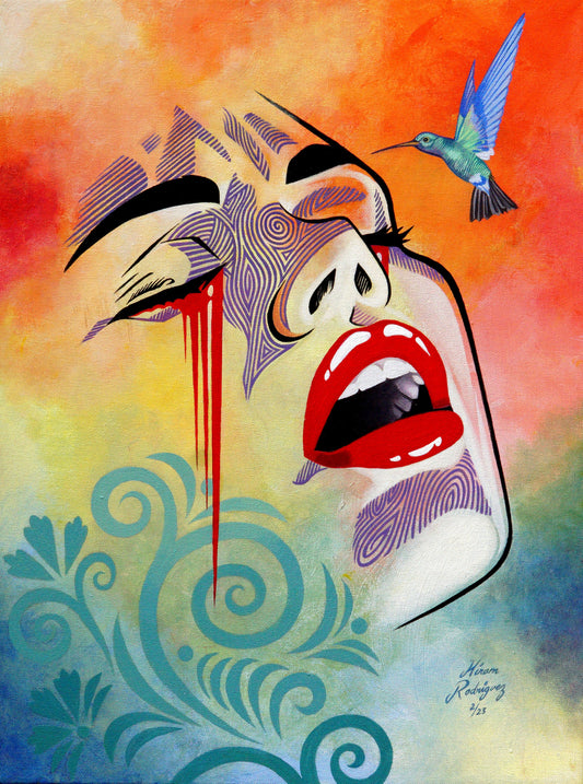Blood Rage (Canvas Print)