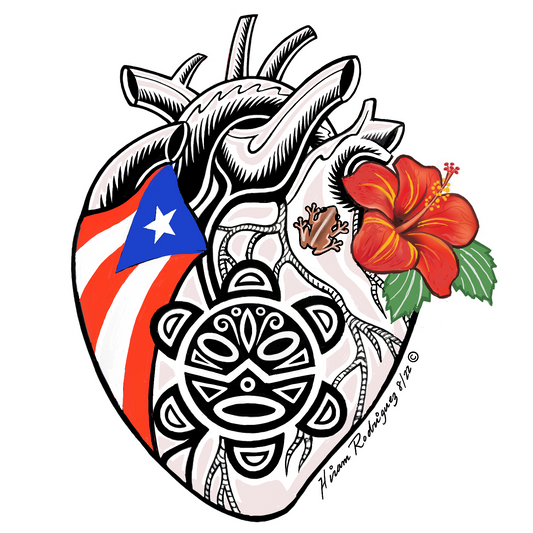 Taino Heart Coaster